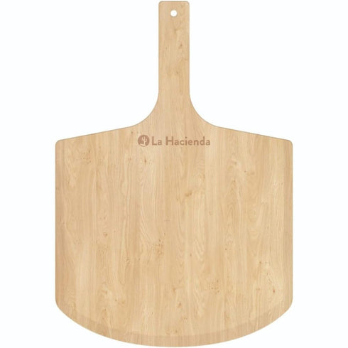 La Hacienda Wooden Pizza Peel, 46 x 31 cm Wood Paddle for Launching and Serving Pizza from Outdoor Ovens