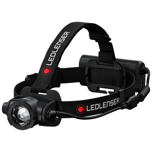 Ledlenser H15R Core Rechargeable High-Brightness Headlamp, a powerful and comfortable headlamp for outdoor and utility tasks.