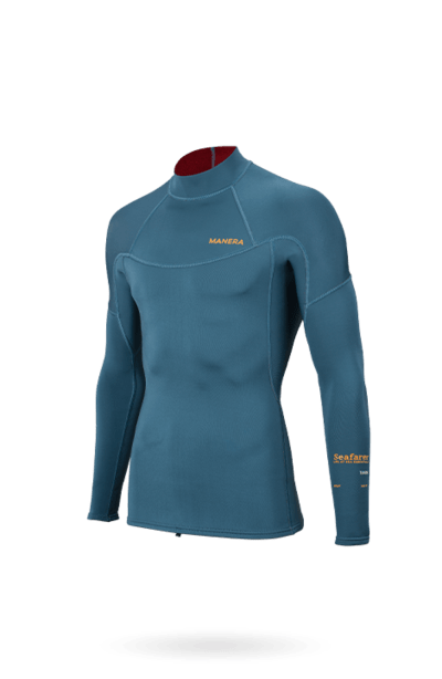 Manera Seafarer Neo Top 1 mm, Men's Thin Neoprene Wetsuit Top with 3D Second Skin Fit