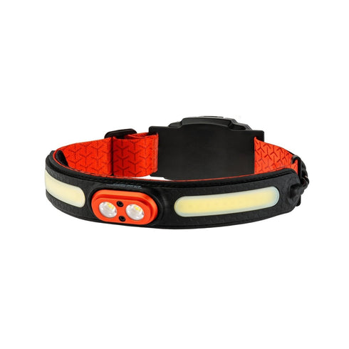 NEBO Curvbeam 600 Flex Headlamp, 600 Lumen Rechargeable Spot and 180 Degree Flood Light for Running and Hiking