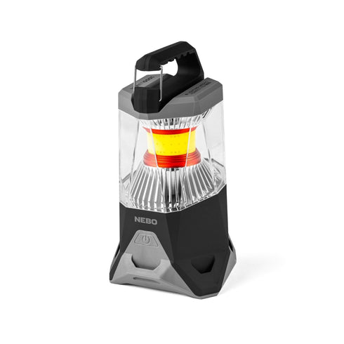 NEBO Galileo 1000 Rechargeable Lantern, 1000 Lumen Camping Lantern with Red Light and USB Power Bank, IPX4
