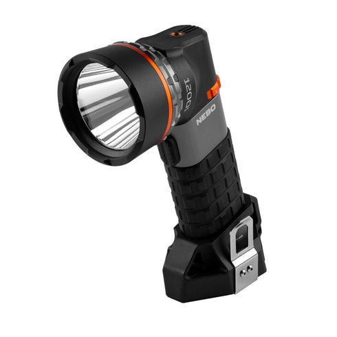 NEBO Luxtreme SL75 Spotlight, 1200 m Beam Rechargeable Search Light with 780 Lumens and 12V Charger, IP67