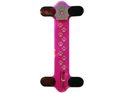 Nite Ize NiteDawg LED collar cover, Pink