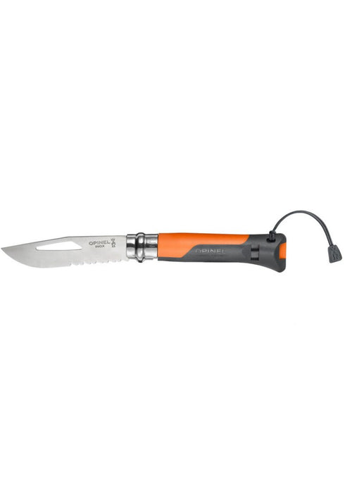 Opinel No.08 Outdoor knife, orange handle