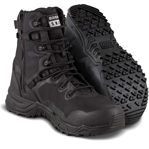 Original S.W.A.T. Alpha Fury 8 SideZip Boot Black