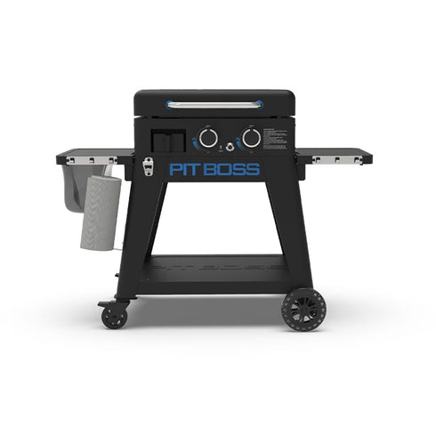 Pit Boss Ultimate Plancha 2 Burner Gas Griddle with Cart, Ceramic-Coated Flat Top for Outdoor Cooking