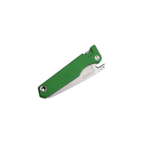 Primus FieldChef Pocket Knife, a compact, versatile stainless steel folding knife suitable for outdoor cooking and general use.