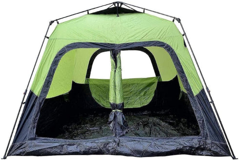 Procamp 6-person cube-style tent, shown pitched with a square base and high, vertical walls.