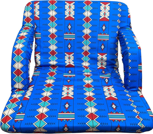 Procamp 5-position adjustable floor chair with armrests, shown with a padded seat and backrest.
