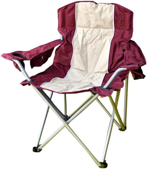 Procamp oversized foldable camping chair, showing its large, padded seat and heavy-duty frame for extra comfort.
