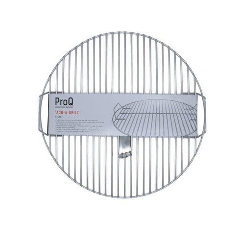 ProQ Add-a-Grill 48 cm Stainless Steel Grill Grate for the ProQ Excel 20 Smoker, Extra Cooking Level
