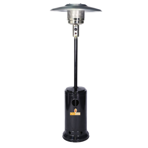PureHeat Mushroom Gas Patio Heater in Black, Freestanding Outdoor Heater for Patios, Terraces, Decks and Gardens