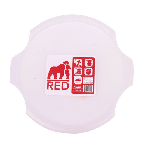 Red Gorilla Tubtop Translucent Tub Lid, See Through Cover for Red Gorilla Tubs to Keep Feed Clean and Dust Free
