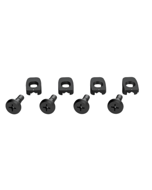 Ronix M6 Boot Hardware Set of 4 Black, Replacement Wakeboard Binding Bolts for Ronix Wakeboard Boots