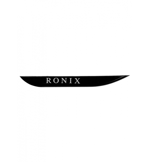 Ronix Ramp Fiberglass Wakeboard Fin 1.2 Inch 2 Pack Black, Traditional Wake Fin for Edge Hold and Cutbacks