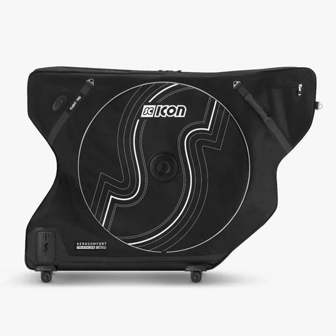 Scicon Aerocomfort 3.0 Triathlon bike travel bag, black, closed