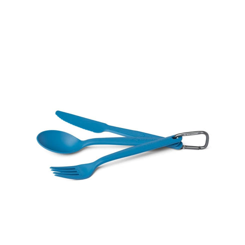 Sea to Summit Camp Cutlery Set 3 Piece, Lightweight Knife, Fork and Spoon in BPA-Free Reinforced Polypropylene