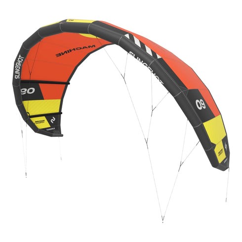 Slingshot Machine V3 Kite, Rigid 5-Strut Big Air Kitesurfing Kite for Huge Boosts and Soft Landings