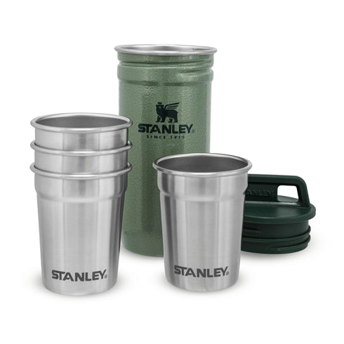 Stanley ADV Nest Shot Glass & Flask Set H.Green
