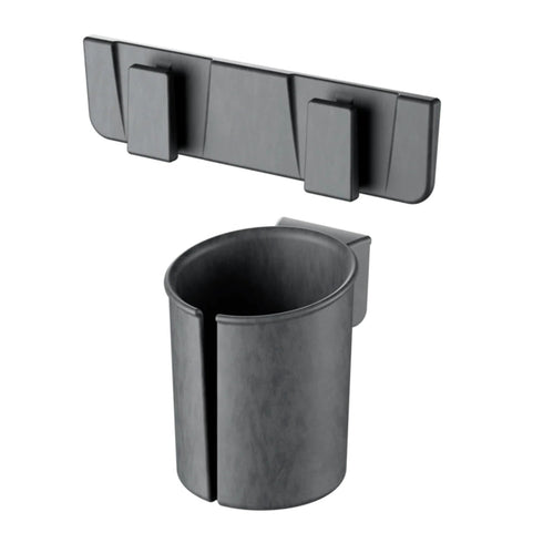 Dometic grey accessory bracket shown with the drink holder for Cool-Ice CI and Patrol iceboxes