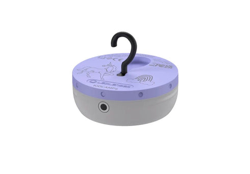Ledlenser Kidcamp 6 - Colorful Camping Lantern for Kids, Purple
