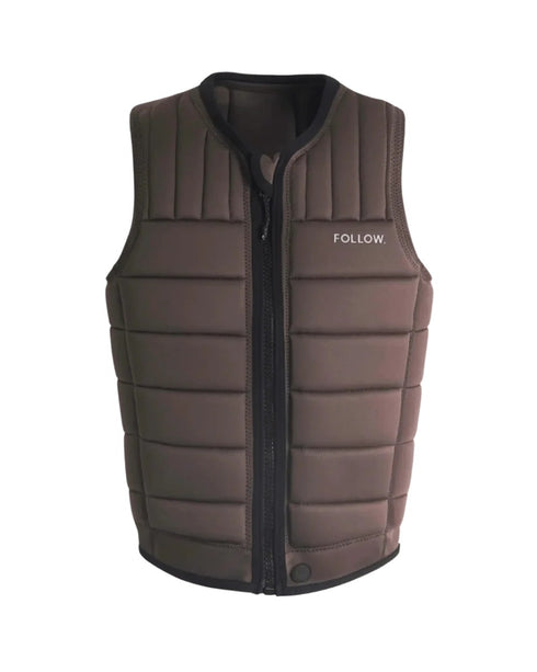 Follow Total Men's Impact Vest, Chevron Polyester Team Vest with Relaxed Fit, TrueFit Liner and YKK Zip