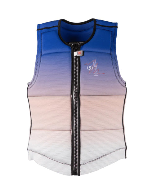 Ronix Coral Women's CE Approved Impact Vest White Blue Fade