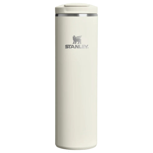 Stanley Transit FlipTop Mug 0.47 L, Leakproof AeroLight Insulated Travel Mug with Silicone Footpad, Cream Gloss