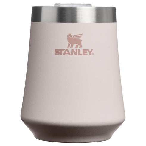 Stanley Reserve Wine Tumbler 0.32 L, Stackable Vacuum Insulated Stainless Steel Tumbler with Slider Lid, Rose Quartz