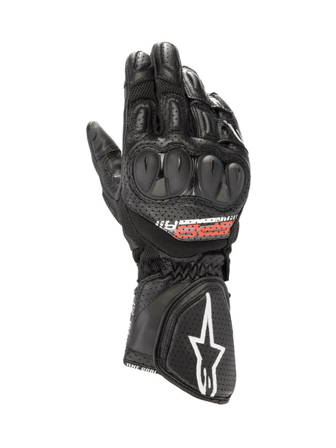 Alpinestars SP-8 V3 Air Motorcycle Gloves, Perforated Goat Leather Summer Riding Gloves with SP Knuckle