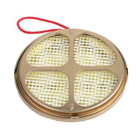 Coghlan's mosquito coil holder, metal and mesh, product shot