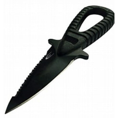 Epsealon Microsub Teflon dive knife, black blade