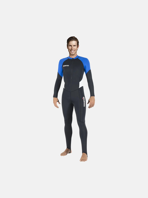 Mares Trilastic Steamer men's full rash suit, black and blue