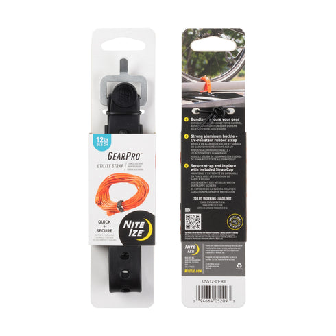 Nite Ize GearPro utility strap 12 in, Black