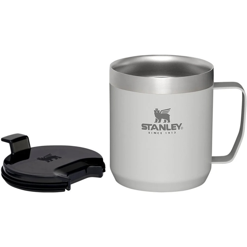  Stanley Classic Legendary Camp Mug Coffee Thermos 0.35L Ash -  Double Wall Vacuum Insulation - Stainless Steel Coffee Tumbler - Coffee Mug  BPA Free - Dishwasher Safe : Home & Kitchen