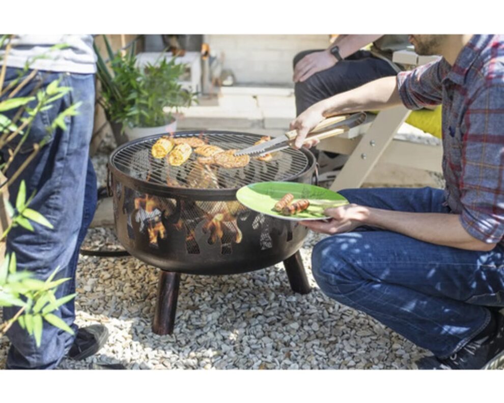 Bad Axe Wild Embers Firepit - Unique Design for a Rustic Campfire Experience - Image 5