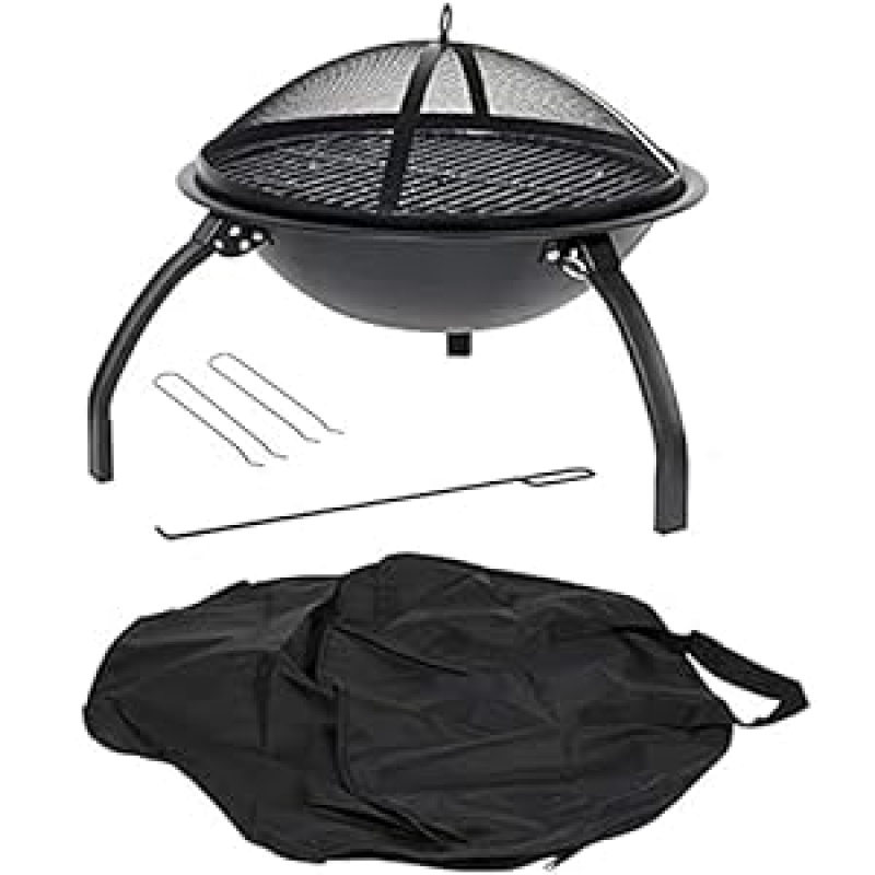 la-hacienda-58106-camping-firebowl-with-grill-folding-legs-and-carry-bag-black-123371865
