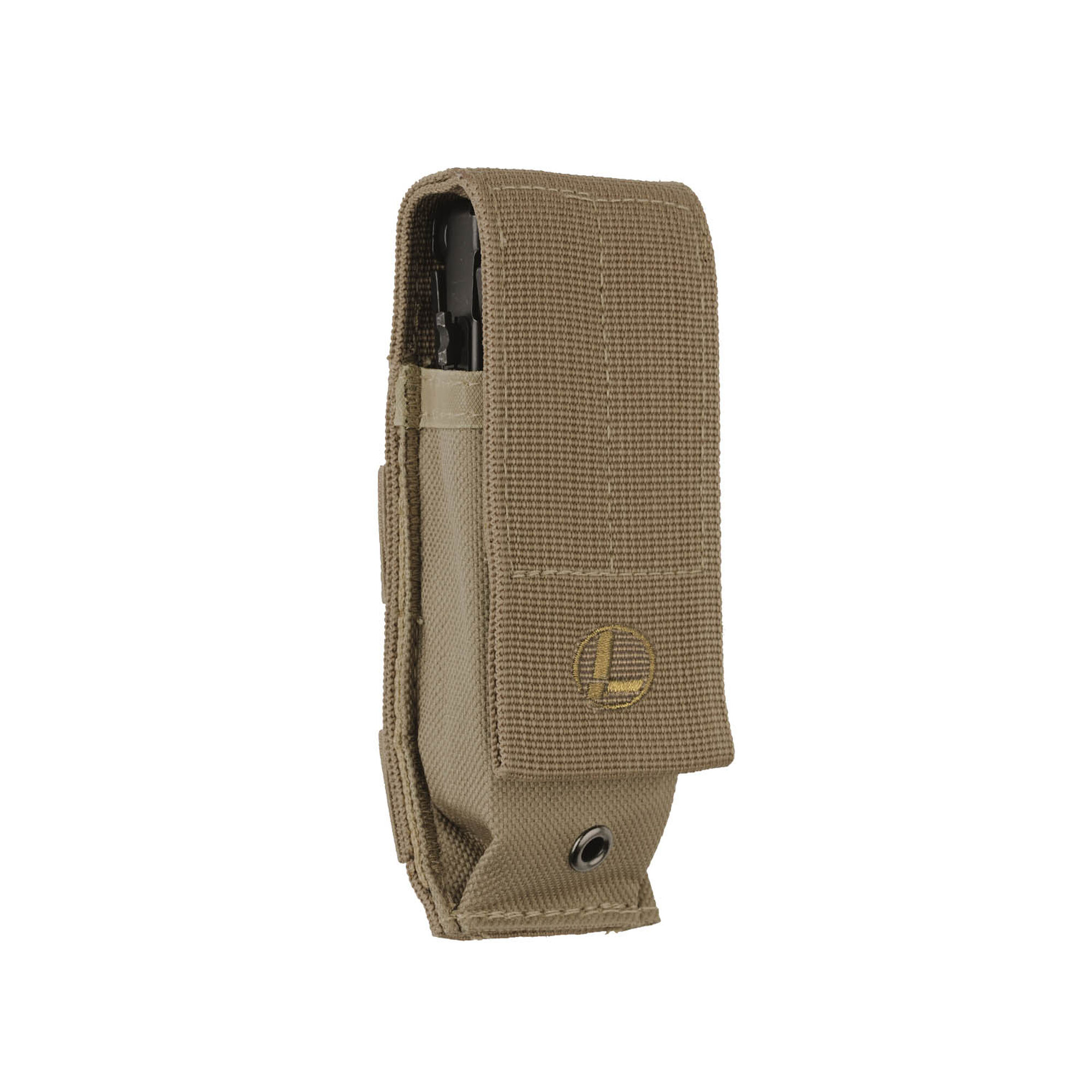 405-Large_MOLLE_Brown_Sheath_Front