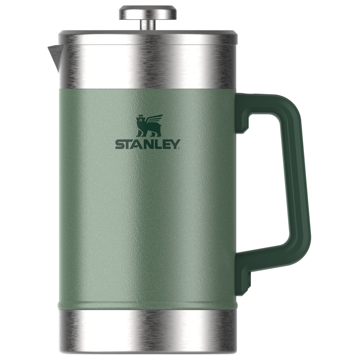 ClassicStayHotFrenchPress48ozHammertoneGreen-1_1