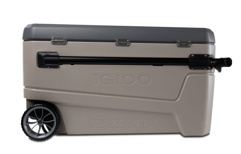 [00034686] IGLOO-Sportsman Sunset Glide 110 Cooler Box - Sandstone - Carbonite