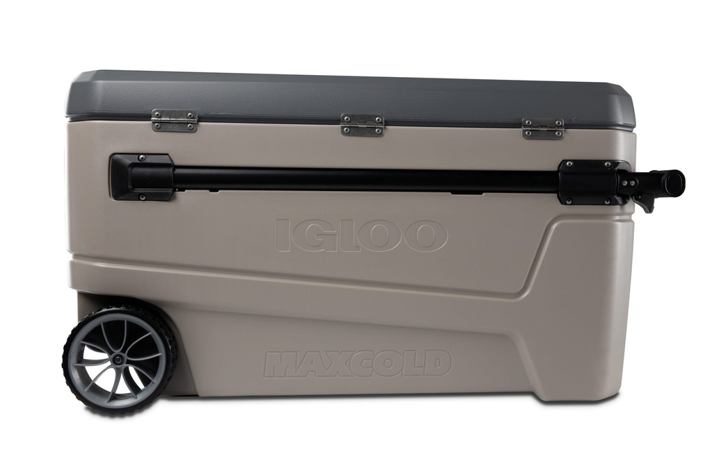 [00034686] IGLOO-Sportsman Sunset Glide 110 Cooler Box - Sandstone - Carbonite