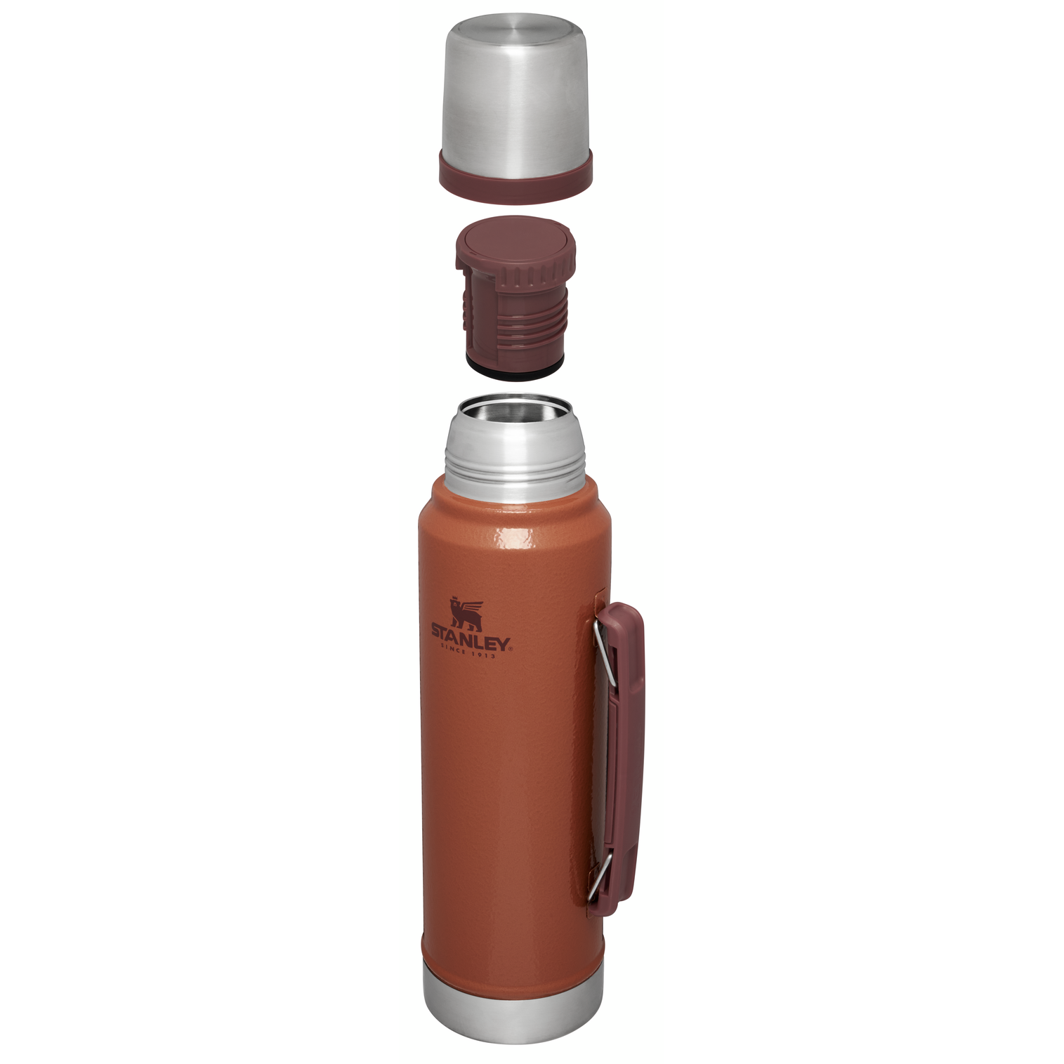 Web_PNG_Square-The_Legendary_Classic_Bottle_1.1QT_-_Hammertone_Clay_-_Hero_Exploded