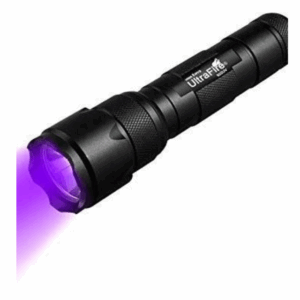 SUPA-LED UV Flashlight Hi-Power 3w  UV Led Scorpion Finder W/3AAA Batteries